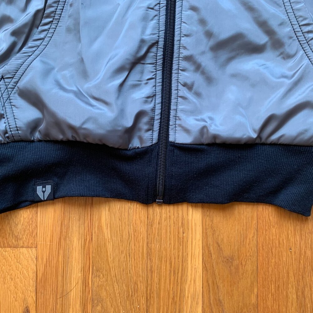 NWT Velocity Zip Up Jacket Kids Small Grey Red Black - Picture 5 of 11